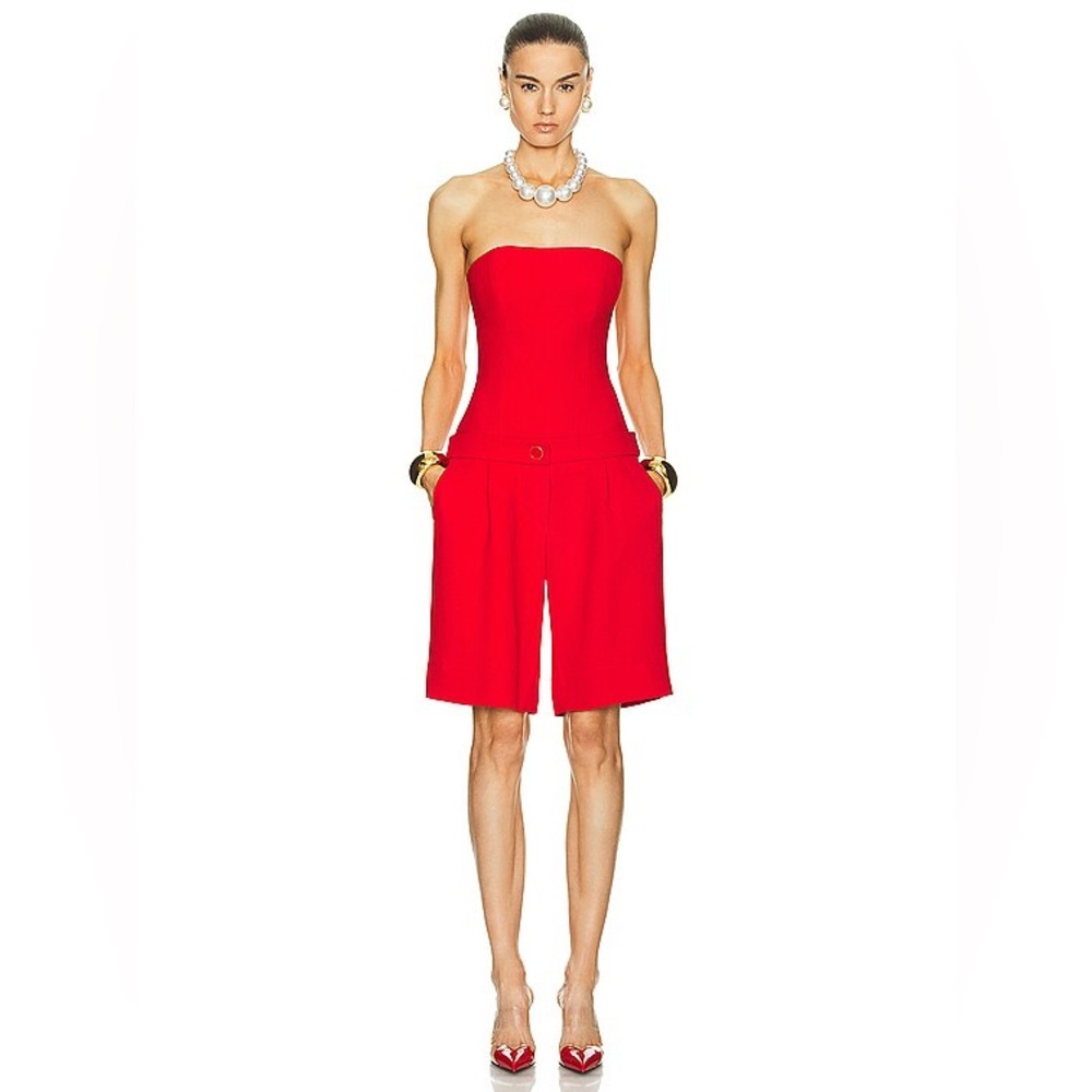 NWT Rowen Rose Bustier Mini Jumpsuit